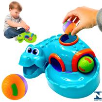 Brinquedo Sensorial Croco Ball Túnel com Bolinha Com Som de Chocalho para Crianças +12 Meses Brinquedo Sensorial Croco Ball Túnel com Bolinha Com Som de Chocalho para Crianças +12 Meses