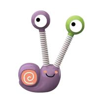 Brinquedo sensorial de caracol fofo de formato variável telescópico retrátil com brinquedo de