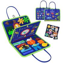 Brinquedo sensorial de viagem Busy Board Freebear Toddler