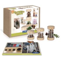 Brinquedo Sensorial Guidecraft Treasure Tubes - Tubos Transparentes para Exploração