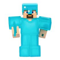 Brinquedo Sensorial Heroes of Goo Jit Zu - Minecraft Steve com Diamante