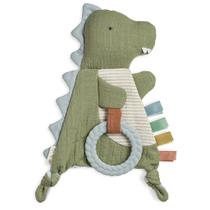 Brinquedo sensorial Itzy Ritzy Bitzy Crinkle Dinosaur para bebês Brinquedo sensorial Itzy Ritzy Bitzy Crinkle Dinosaur para bebês