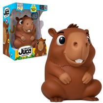Brinquedo Sensorial Juca Capivara 17 Cm Vinil Macio Amigável E Divertido