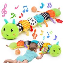 Brinquedo sensorial Melodyinn Caterpillar com música para bebês de 0 a 6 meses