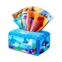 Brinquedo Sensorial Montessori Caixa De Lenços Para Bebês, Papel Crocante Para Aprendizagem Precoce