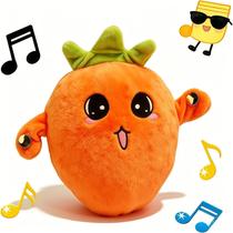 Brinquedo Sensorial Musical para Bebês LHTWLF Plush Rabanete Laranja