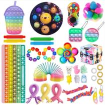 Brinquedo sensorial Push Bubble Fidget Autismo Necessidades especiais de estresse Brinquedo sensorial Push Bubble Fidget Autismo Necessidades especiais de estresse