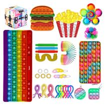 Brinquedo Sensorial Push Bubble Fidget Necessidades Especiais