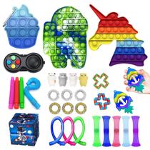 Brinquedo Sensorial Push Bubble Fidget Necessidades Especiais