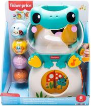 Brinquedo Sensorial Sapo Musical Fisher Price Mattel - JLB96 Brinquedo Sensorial Sapo Musical Fisher Price Mattel - JLB96