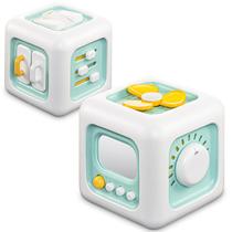 Brinquedo sensorial SOCBTNSO Busy Cube para crianças de 1 a 3 anos