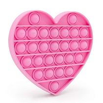 Brinquedo Sensorial Soti Pink Heart Pop Bubble Fidget para Meninas