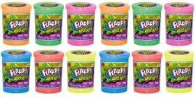 Brinquedo sensorial Squishy JA-RU Flarp Noise Putty perfumado, pacote com 12