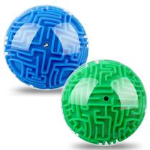 Brinquedo sequencial de memória 3D Maze Ball HSLCGF de 4 polegadas para crianças, 2 peças
