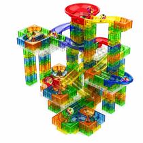 Brinquedo Set de Blocos de Montar Educativo Pista De Corrida Labirinto Rola Bolas com Criatividade 126 Peças Circuito Infantil Track Maze Toy Bricks Brinquedo Set de Blocos de Montar Educativo Pista De Corrida Labirinto Rola Bolas com Criatividade 126 Peças Circuito Infantil Track Maze Toy Bricks