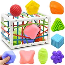 Brinquedo Shape Sorter AiTuitui Montessori para menino e menina de 1 ano