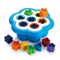 Brinquedo Shape Sorter Quercetti Daisy com 14 blocos de mais de 1 ano