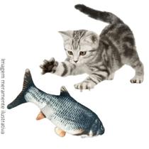 Brinquedo Simulador Peixe Vivo Interativo para Gatos - Sardinha