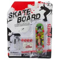 Brinquedo Skate de Dedo Com Acessórios Cool Sports Brinquedo Skate de Dedo Com Acessórios Cool Sports