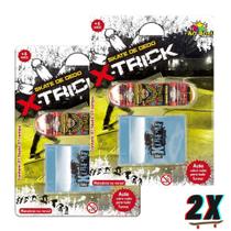 Brinquedo Skate De Dedo Com Rampa Obstáculo Radical 8421922-KIT-2