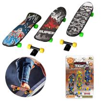 Brinquedo Skate De Dedo Miniatura Kit Com 3 - Art Brink