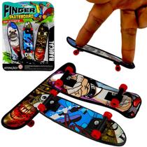 Brinquedo Skate de dedo radical kit com 3 Fingerboard