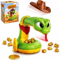 Brinquedo Snake Mike Pega o Ouro da Cobra Jogo de Suspense Infantil 2+ Jogadores