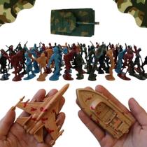 Brinquedo Soldadinhos Bonecos Miniatura 21 Peças Exército Brinquedo Soldadinhos Bonecos Miniatura 21 Peças Exército