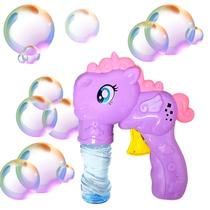 Brinquedo Soltar Bolhas de Sabão Elétrico Infantil Unicórnio