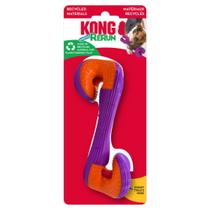 Brinquedo Sonoro Kong Rerun Whoosh Bone Para Cachorro - M/L - LARANJA / ROXO