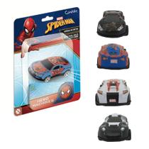 Brinquedo Sortido Mini Carrinho do Spiderman Homem Aranha - Spider-man Pull Back - Candide 4615 Brinquedo Sortido Mini Carrinho do Spiderman Homem Aranha - Spider-man Pull Back - Candide 4615
