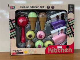 Brinquedo Sorvetinho Deluxe Kitchen Set Home Macle FOOD