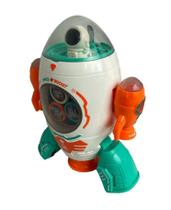Brinquedo Space Rocket c/ som e luz Infantil Sortido