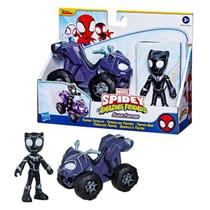 Brinquedo Spidey Friends Quadriciclo Do Pantera Negra Hasbro