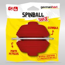 Brinquedo SpinBall Snax Germanhart Bola Maluca Recheável Compartimento de Petiscos Para Cães