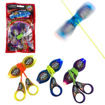 Brinquedo Spinner de corda Giro Maluco gira com luz led