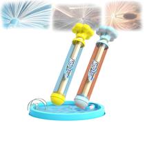Brinquedo spray Water Gun Firework Style 27 cm, amarelo, azul, 2 peças