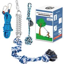 Brinquedo Spring Pole Rope TT TRSMIMA para cães Pitbull de médio a grande porte