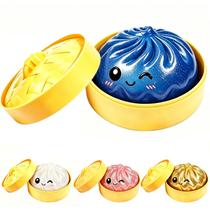 Brinquedo Squishy Bimiubimiu Bolinho com Glitter Bola Antiestresse