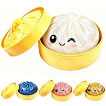 Brinquedo Squishy Bimiubimiu Bolinho com Glitter Bola Antiestresse