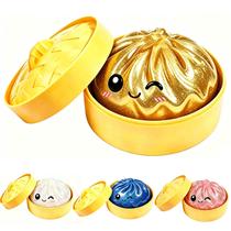 Brinquedo Squishy Bimiubimiu Dumpling com Glitter para Alívio do Estresse Brinquedo Squishy Bimiubimiu Dumpling com Glitter para Alívio do Estresse