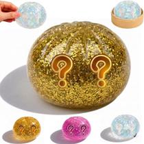 Brinquedo Squishy Bolinha Anti-Stress Run Pmy Dumpling com Glitter Brinquedo Squishy Bolinha Anti-Stress Run Pmy Dumpling com Glitter