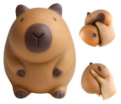 Brinquedo Squishy Capivara Fofa Macio Brinquedo Anti Estresse Kawaii Marrom
