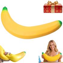Brinquedo Squishy de Banana Jumbo em Espuma PU Macia 45 cm
