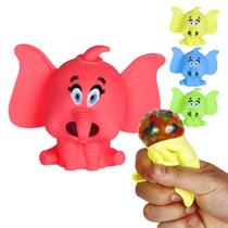 Brinquedo Squishy Fidget Anti Estresse Colorido Elefante Bubble De Apertar
