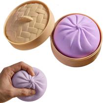 Brinquedo Squishy OZLUDPL Dumpling Gigante Alívio do Estresse Roxo