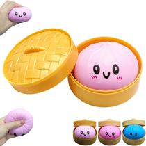Brinquedo Squishy PMDYBY em Formato de Bolinho, Bola Sensorial para Alívio do Estresse