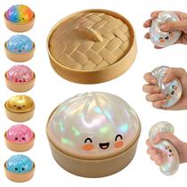 Brinquedo Squishy rooroopet Bolinha Anti-Stress Dumpling Glitter Brinquedo Squishy rooroopet Bolinha Anti-Stress Dumpling Glitter