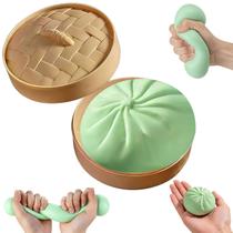 Brinquedo Squishy Silkivana em Formato de Dumpling para Alívio do Estresse Brinquedo Squishy Silkivana em Formato de Dumpling para Alívio do Estresse