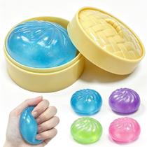 Brinquedo Squishy Tfanghao Dumpling com Glitter 5,3 cm para Alívio do Estresse Brinquedo Squishy Tfanghao Dumpling com Glitter 5,3 cm para Alívio do Estresse